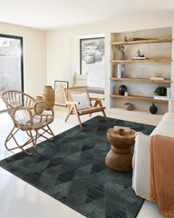 Kavi Mosaic Charcoal Rug