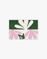 Kolmikko Green & Pink Rug by Marimekko