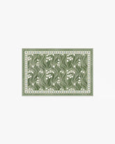 Lila Green & Ivory Rug