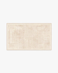 Linear Oasis Neutral Rug