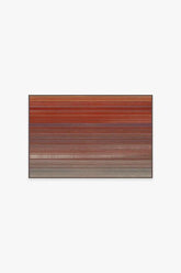Linear Striped Multicolor Rug