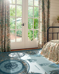 Little Explorer Blue & Grey Rug