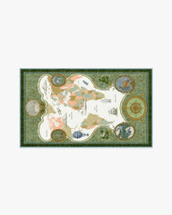 Little Explorer Gold & Green Rug