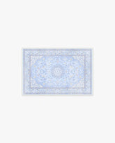Mazzy Ornamental Blue Rug by Humberto Leon
