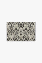 Mickey Damask Charcoal Rug