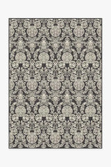 Mickey Damask Charcoal Rug