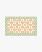 Mini Daisy Checkerboard Rug