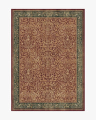 Acorn Amber Red Rug by Morris & Co.