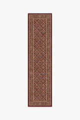 Bellflowers Amber Red Rug by Morris & Co.