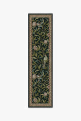 Bird & Pomegranate Teal Green Rug by Morris & Co.