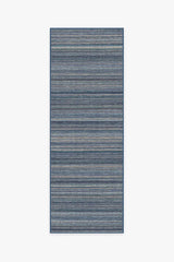 Multi Stripe Blue Rug