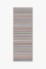Multi Stripe Polychrome Rug