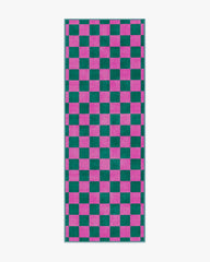 Nonna's Checkerboard Green & Lavender Rug by Dan Pelosi
