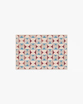 Orana Red & Light Blue Rug