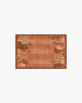 Palmistry Pinstripe Warm Brown Rug by Jungalow