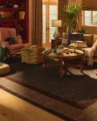 Panthera Tan & Rust Rug by Scalamandré