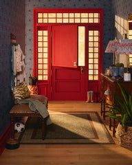 Panthera Tan & Rust Rug by Scalamandré