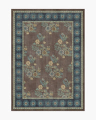 Pennywood Brown & Blue Rug