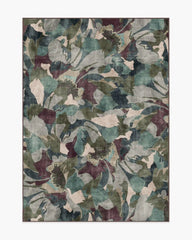 Peony Promenade Aubergine Rug by Liberty