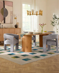 Pezzo Teal Rug
