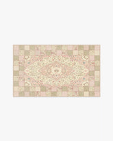 Playful Patchwork Pink Rug