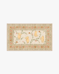 Pooh's Meadow Cream Multicolor Rug