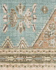 Pradera Blue & Terracotta Rug