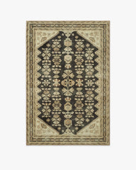 Pradera Tan & Soft Black Rug