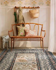 Provence Grey & Coral Rug