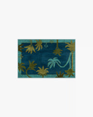Sabal Blue & Teal Rug by Jungalow