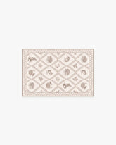 Squirrel & Hedgehog Fawn Rug by Sanderson