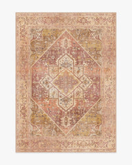 Santiago Coral & Gold Rug