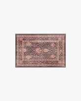 Serafina Coral & Burgundy Rug