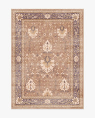 Serafina Taupe & Plum Rug