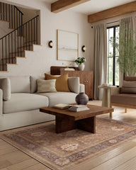 Serafina Taupe & Plum Rug