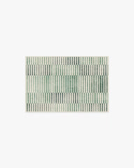 Shadow Stripe Green Rug