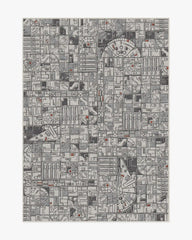 Smugglers Geo Grey Rug