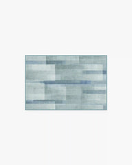 Solar Drift Silver Blue Rug