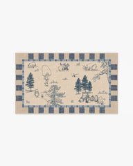 Storybook Grove Natural & Blue Rug