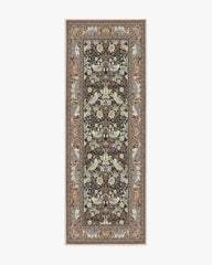 Strawberry Thief Black & Amber Rug by Morris & Co.