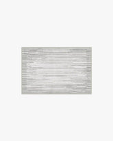 Striated Border Soft Grey Rug
