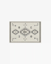 The Child Black & Cream Rug