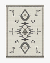The Child Black & Cream Rug