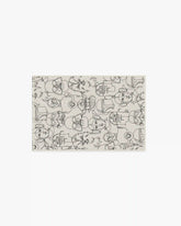The Saga White & Black Rug