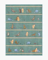 Time With Friends Teal Rug