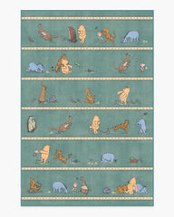 Time With Friends Teal Rug