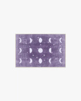 To The Moon And Back Mauve Rug by Humberto Leon