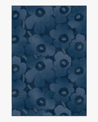 Unikko Blue Rug by Marimekko