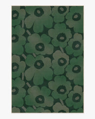Unikko Green Rug by Marimekko