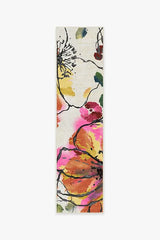 Watercolour Floral Multicolour Rug